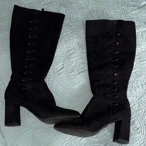 Impo Elegant Black Heeled Boots